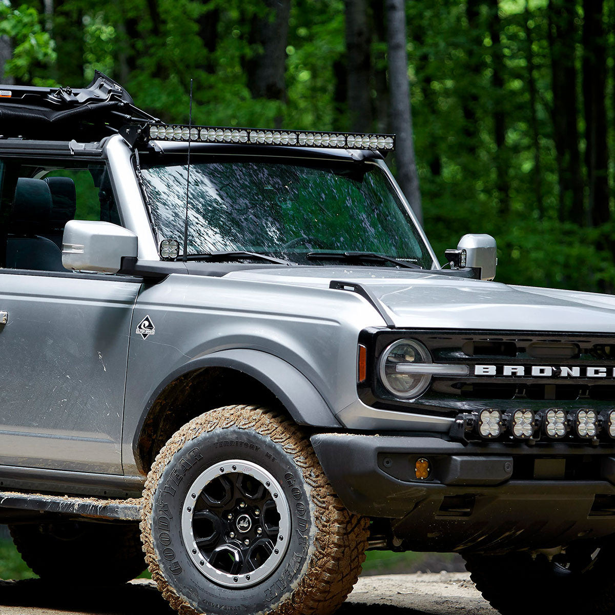 Ford OnX6+ 50 Inch Roof Mount Light Kit Baja Designs Light Bar AXOPROS