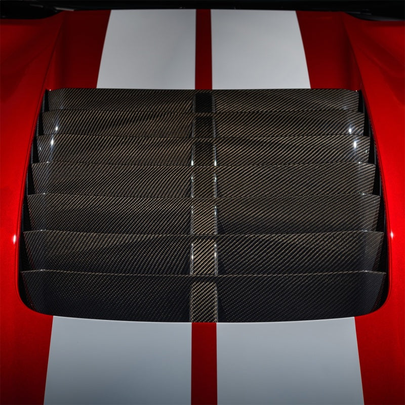 Ford Racing 20-22 Mustang GT500 Carbon Fiber Hood Vent Kit Ford Racing Hoods  AXOPROS