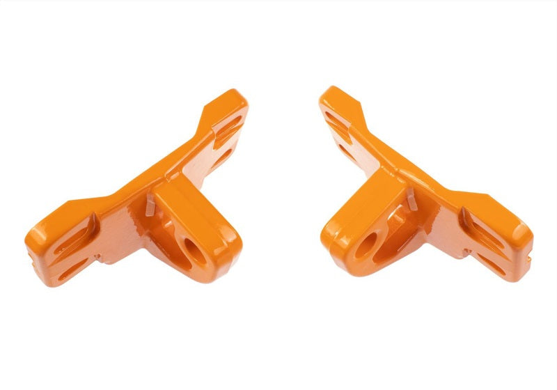 Ford Racing 2021+ Bronco Front Bumper Tow Hooks - Orange (Pair) Ford Racing Tow Hooks AXOPROS