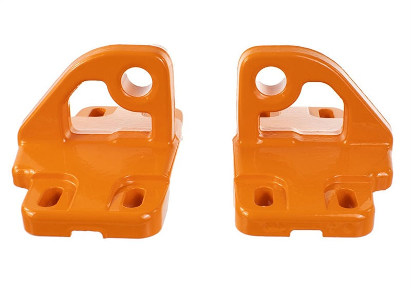 Ford Racing 2021+ Bronco Front Bumper Tow Hooks - Orange (Pair) Ford Racing Tow Hooks AXOPROS