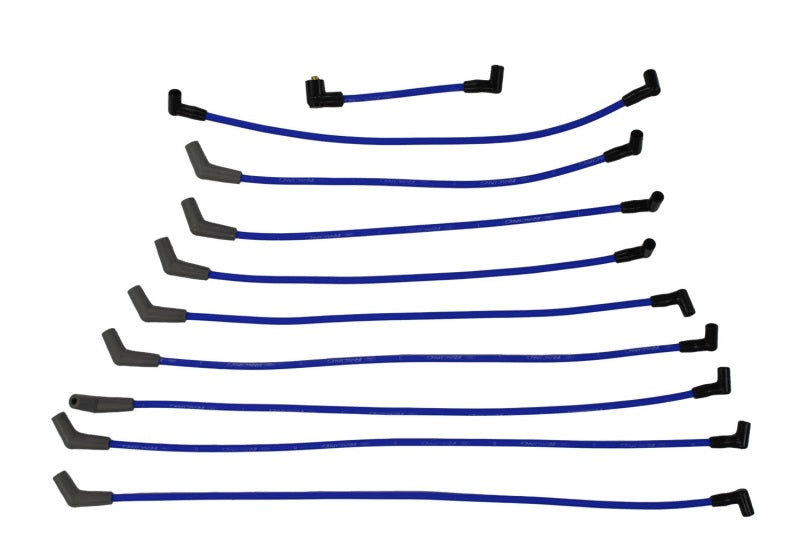 Ford Racing 9mm Spark Plug Wire Sets - Blue Ford Racing Spark Plug Wire Sets  AXOPROS