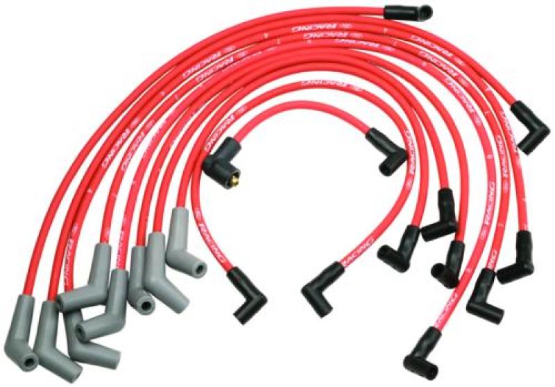 Ford Racing 9mm Spark Plug Wire Sets - Red Ford Racing Spark Plug Wire Sets  AXOPROS