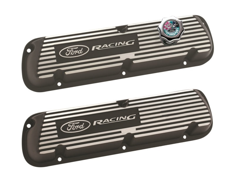 Ford Racing Black Satin Valve Covers Racing EFI Ford Racing Valve Covers AXOPROS