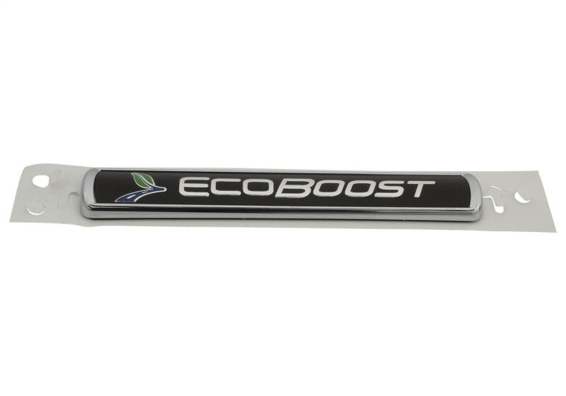 Ford Racing Black/Silver EcoBoost Emblem 3-1/2in x 9/16in - Set of 2 Ford Racing Other Body Components AXOPROS