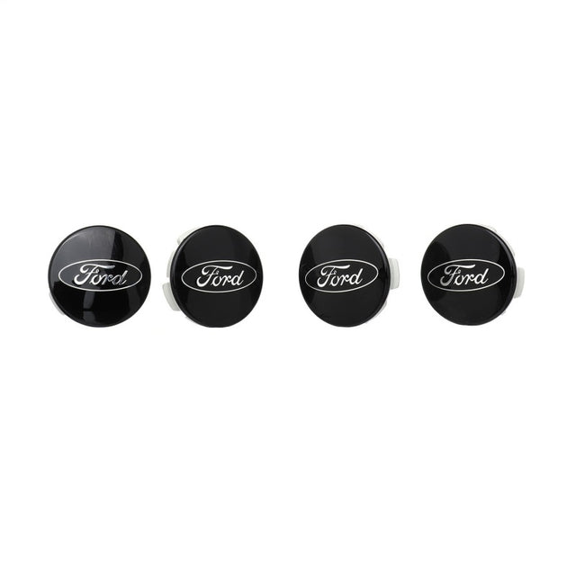 Ford Racing Car Black and Chrome Wheel Cap Ford Racing Wheel Center Caps  AXOPROS