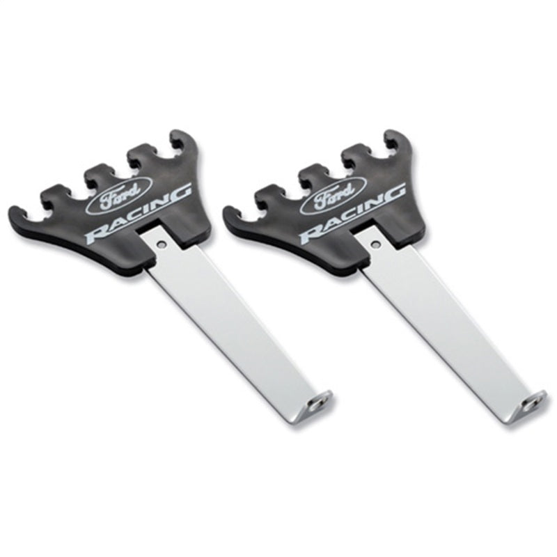 Ford Racing Logo Wire Loom Chrome Base/Black Ford Racing Wire Loom AXOPROS