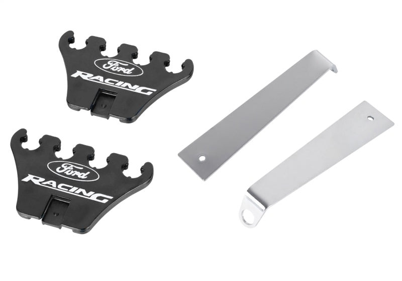 Ford Racing Logo Wire Loom Chrome Base/Black Ford Racing Wire Loom AXOPROS