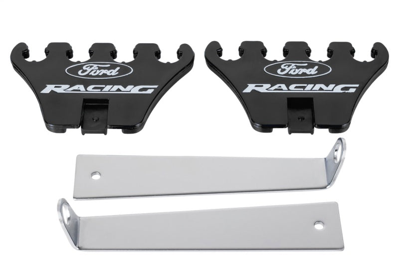 Ford Racing Logo Wire Loom Chrome Base/Black Ford Racing Wire Loom AXOPROS