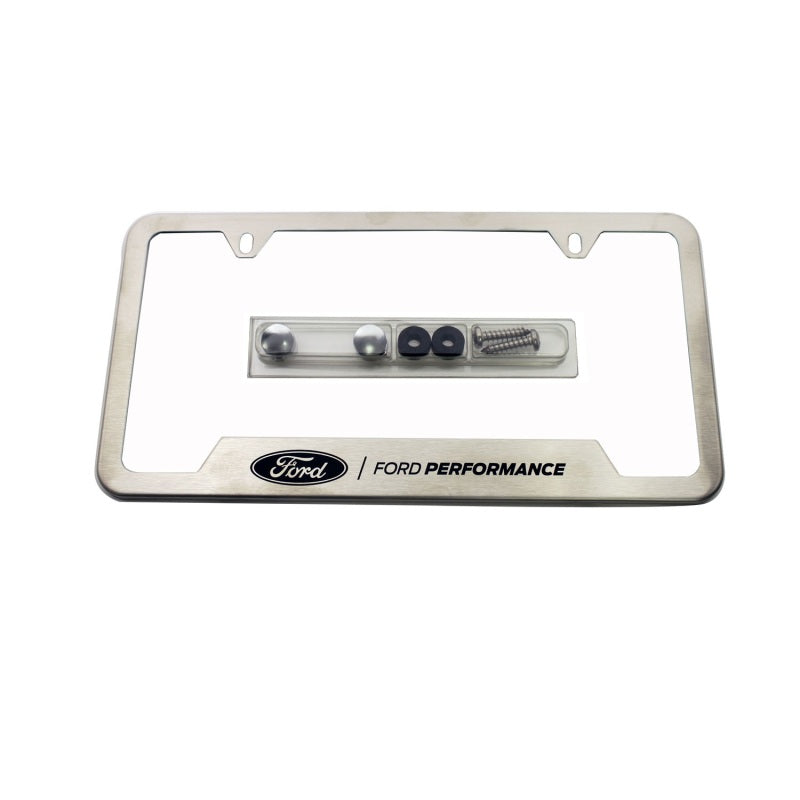 Ford Racing Stainless Steel Ford Performance License Plate Frame Ford Racing License Frame  AXOPROS