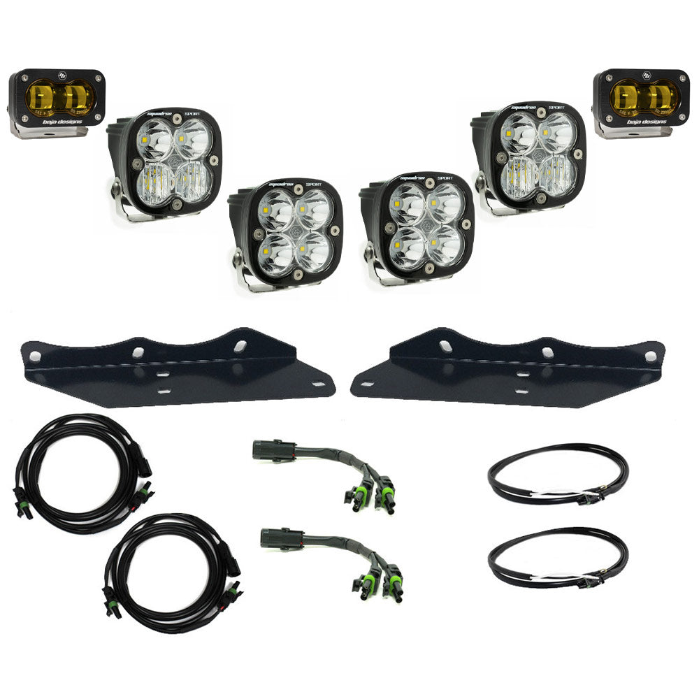 Ford Raptor Squadron/S2 SAE “Sportsman” Fog Pocket Light Kit Baja Designs Fog Light Kit AXOPROS