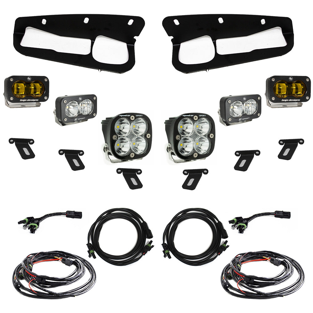 Ford S2 SAE “Sportsmen” Fog Pocket Light Kit Baja Designs Fog Light Kit AXOPROS