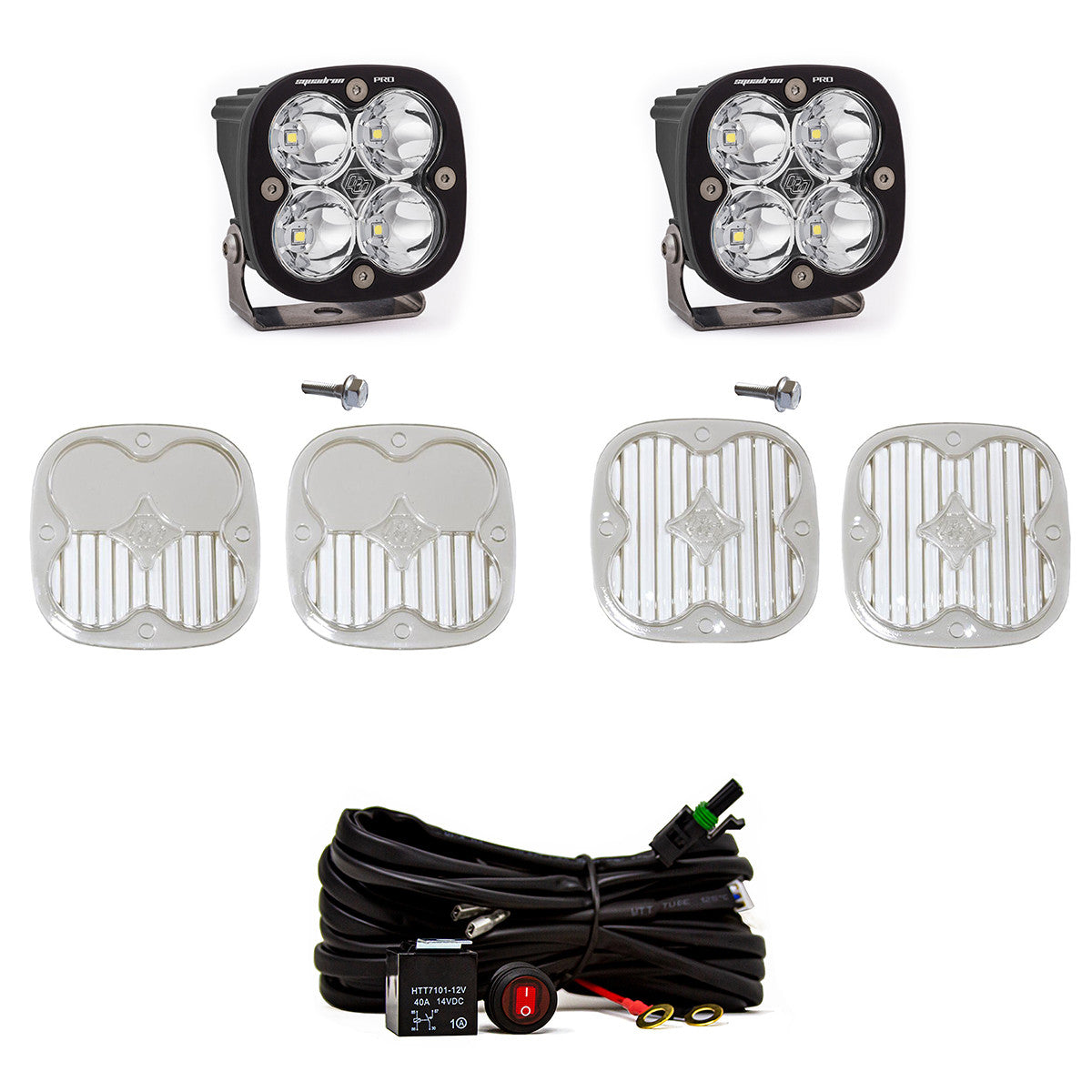 Ford Squadron Pro A-Pillar Light Kit Baja Designs Auxiliary Light AXOPROS