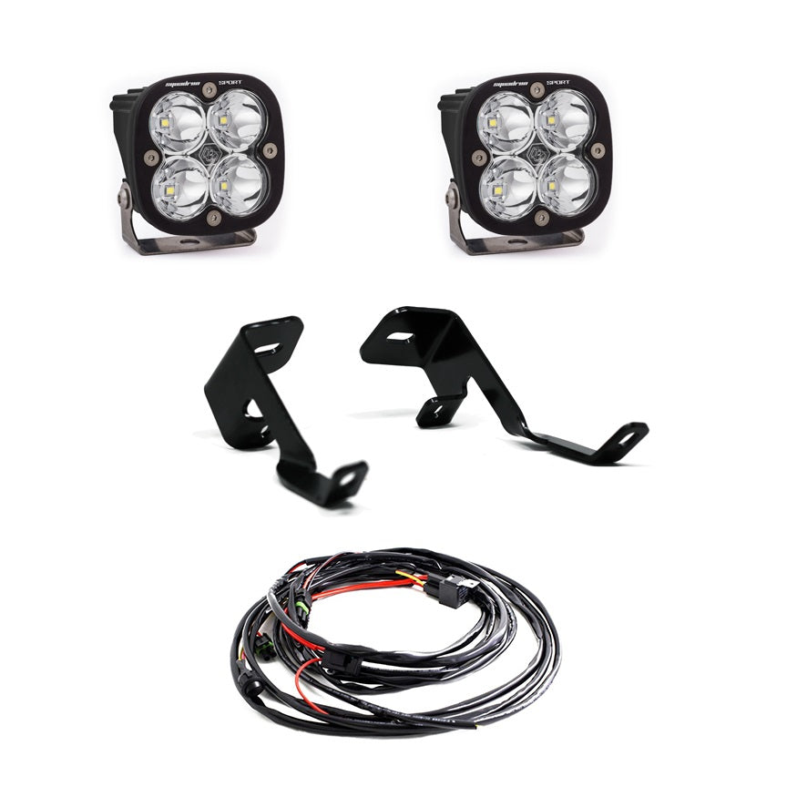 Ford Squadron Sport A-Pillar Light Kit Baja Designs Auxiliary Light AXOPROS