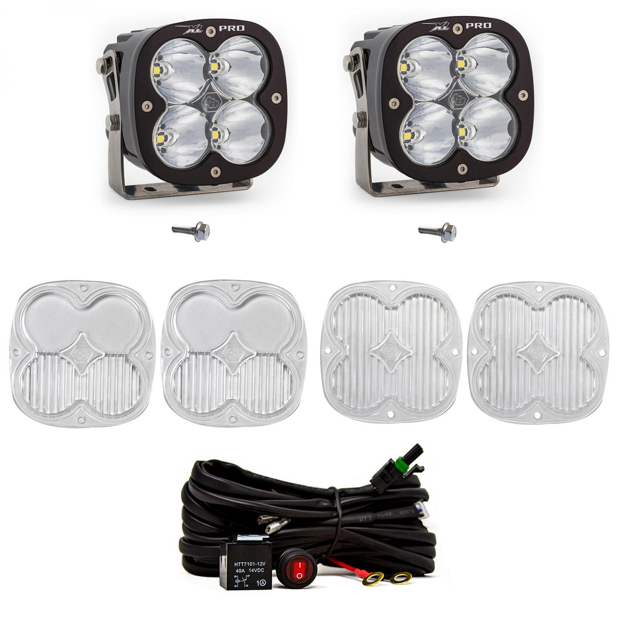 Ford XL Pro A-Pillar Light Kit Baja Designs Auxiliary Light AXOPROS