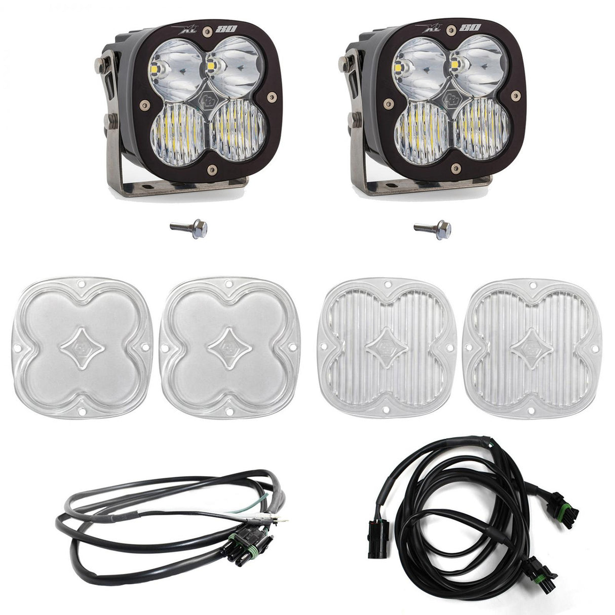 Ford XL80 A-Pillar Light Kit Baja Designs Auxiliary Light AXOPROS