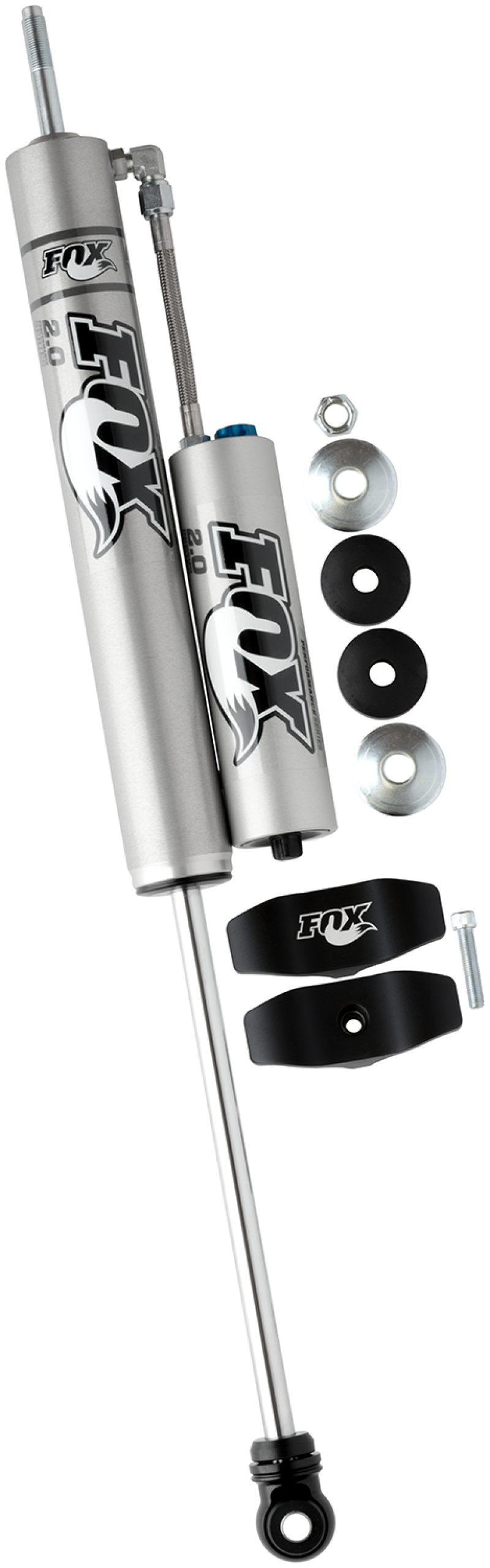 Fox 07+ Jeep JK 2.0 Factory Series 11.6in. Smooth Body R/R Front Shock w/CD Adj. / 4-6in. Lift FOX Shocks and Struts AXOPROS