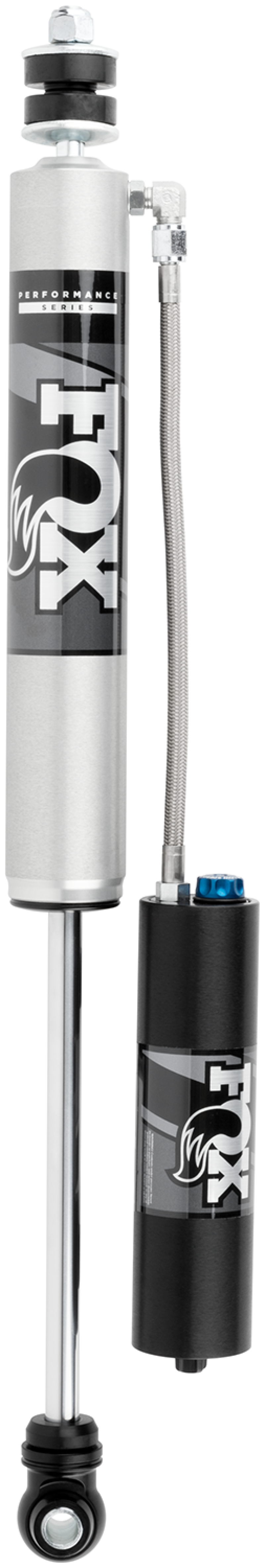 Fox 2005+ Ford Super Duty 2.0 Perf Series 9.6in Smooth Body Remote Res. Front Shock - CD Adj FOX Shocks and Struts AXOPROS