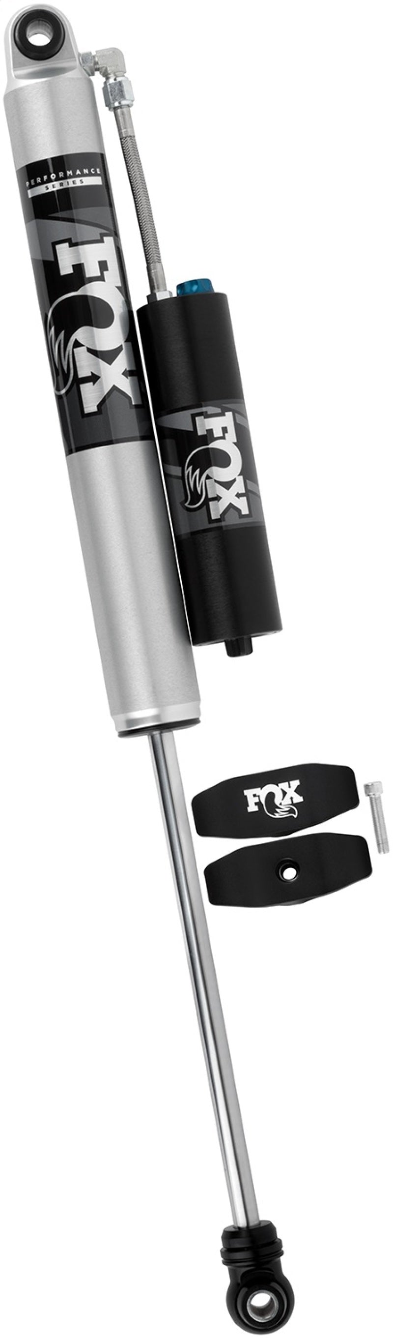 Fox 2017+ Ford Super Duty 2.0 Perf Series 12.1in. Smooth Body IFP Rear Shock / 0-1in. Lift w/ CD Adj FOX Shocks and Struts AXOPROS