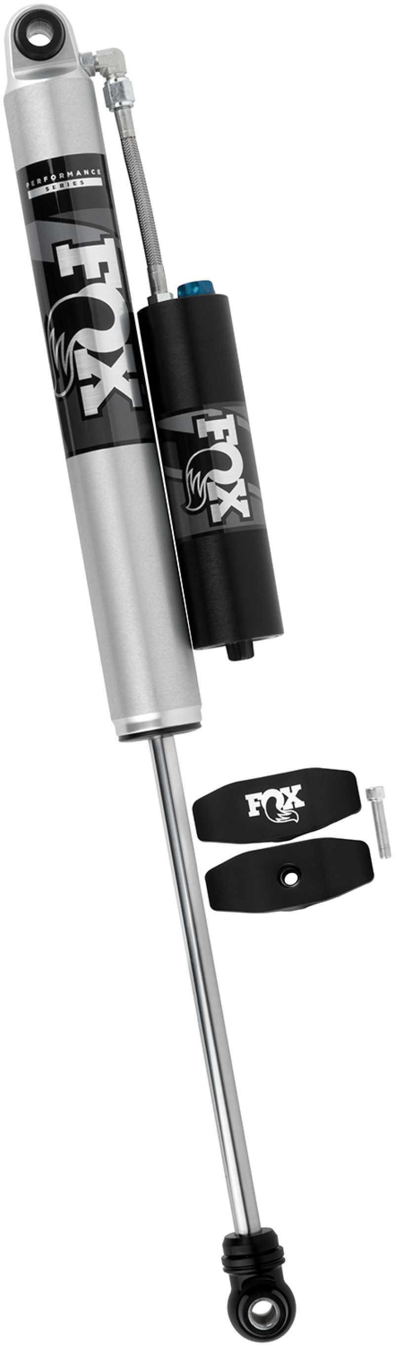 Fox 2017+ Ford Super Duty 2.0 Perf Series 12.1in. Smooth Body IFP Rear Shock / 0-1in. Lift w/ CD Adj FOX Shocks and Struts AXOPROS