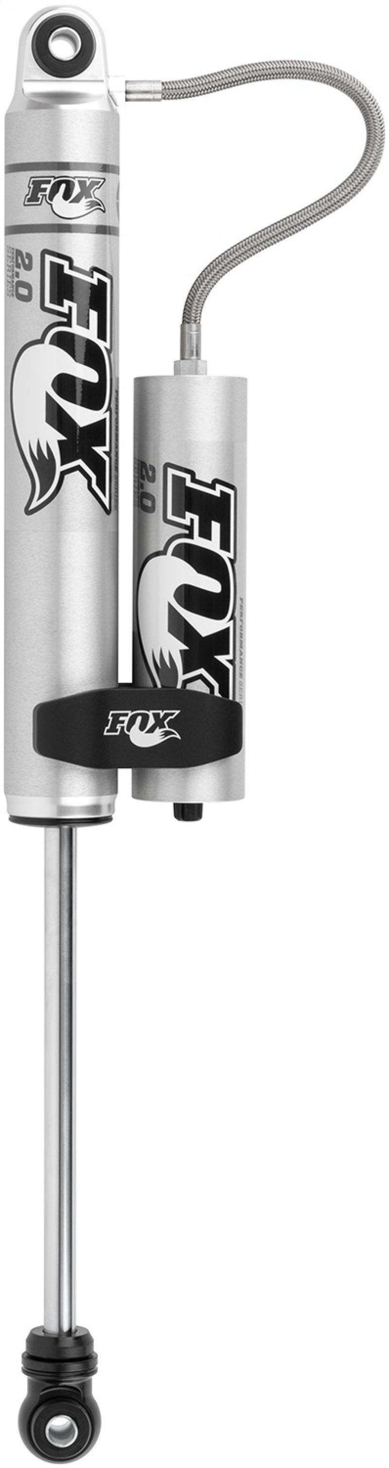 Fox 2.0 Performance Series 10.1in. Smooth Body R/R Shock Aluminum / Std Travel / Eyelet Ends - Black FOX Shocks and Struts AXOPROS