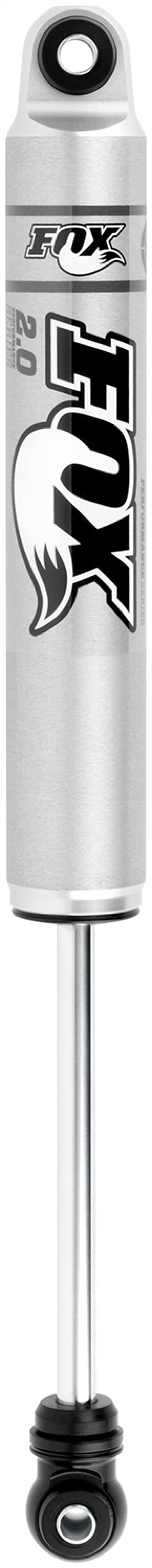 Fox 2.0 Performance Series 8in. Smooth Body IFP Shock / Std Travel w/Eyelet Ends (Alum) - Black FOX Shocks and Struts AXOPROS