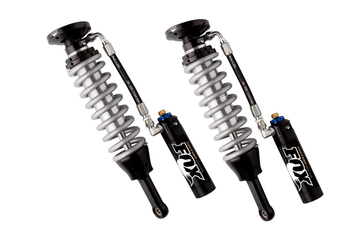 FOX 2.5 Coil-Over Shocks W/ DSC Reservoir Adjuster - 0-2 Inch Lift - Factory Series - Chevy Silverado And GMC Sierra 1500 (07-18) BDS Suspension Suspension Shock Absorber Kit AXOPROS