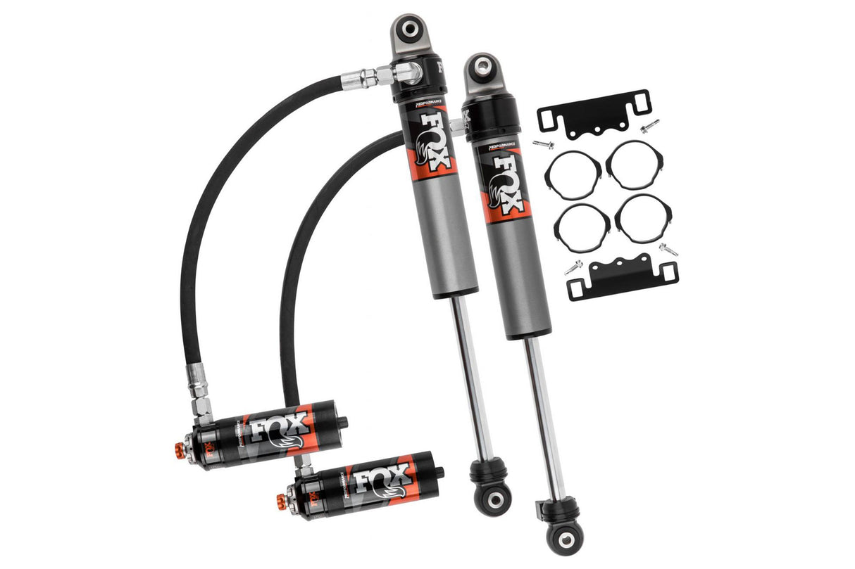 FOX 2.5 Front Shocks W/ DSC Reservoir Adjuster - 2-3 Inch Lift - Performance Elite Series - Jeep Wrangler JL (18-24) BDS Suspension Suspension Shock Absorber AXOPROS