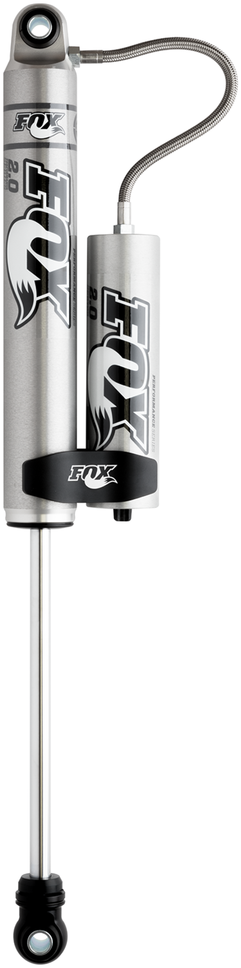 Fox 99+ Chevy HD 2.0 Performance Series 10.6in. Smooth Body Remote Res. Rear Shock / 0-1in. Lift FOX Shocks and Struts AXOPROS