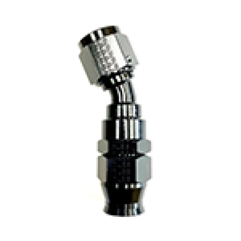 Fragola -10AN Real Street x 30 Degree Hose End Black For PTFE Hose Fragola Fittings AXOPROS
