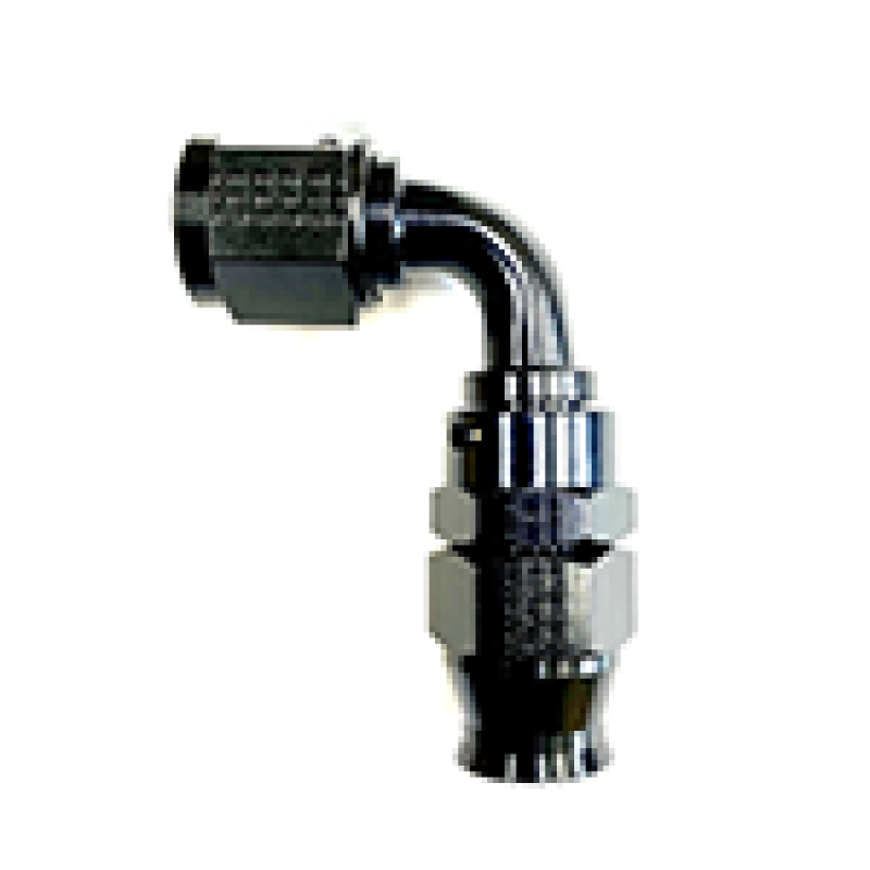 Fragola -4AN Real Street x 90 Degree Forged Hose End Black For PTFE Hose Fragola Fittings AXOPROS
