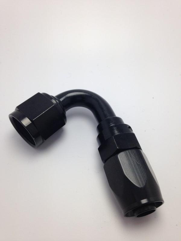 Fragola -6AN x 120 Degree Pro-Flow Hose End - Black Fragola Fittings AXOPROS