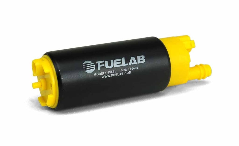 Fuelab 494 High Output In-Tank Electric Fuel Pump - 340 LPH In Offset From Out Fuelab Fuel Pumps  AXOPROS