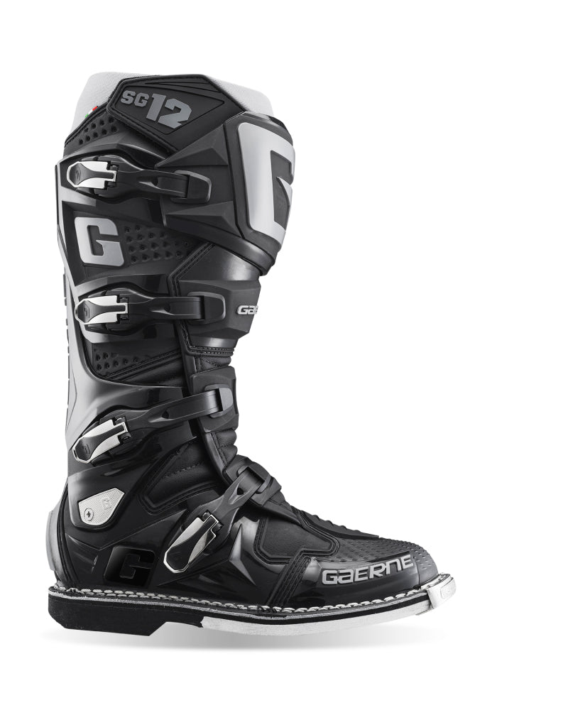 Gaerne SG12 Boot Black Size - 12 Gaerne Motorcycle Boots  AXOPROS