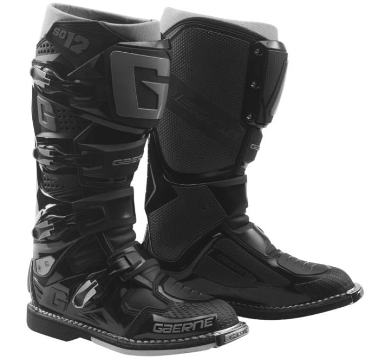 Gaerne SG 12 Boot Enduro Black Size - 8 Gaerne Motorcycle Boots AXOPROS