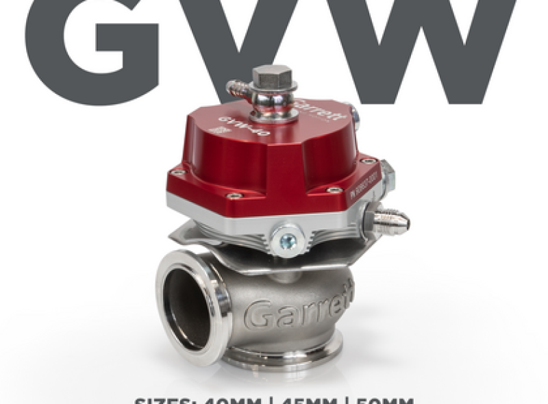 Garrett GVW-45 45mm Wastegate Kit - Red Garrett Wastegates AXOPROS