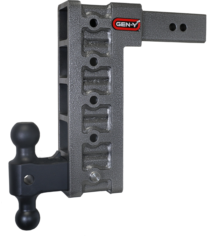 Gen-Y Mega Duty 2.5in Shank 12in Drop 3K TW 21K Hitch w/GH-061 Dual-Ball GEN-Y Hitch Hitch Receivers AXOPROS