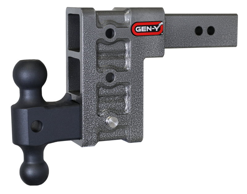 Gen-Y Mega Duty 2.5in Shank 6in Drop 3K TW 21K Hitch w/GH-061 Dual-Ball GEN-Y Hitch Hitch Receivers  AXOPROS