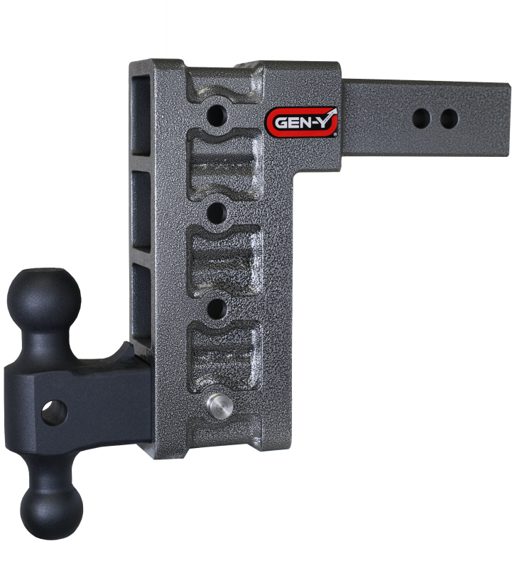 Gen-Y Mega Duty 2.5in Shank 9in Drop 3K TW 21K Hitch w/GH-061 Dual-Ball GEN-Y Hitch Hitch Receivers  AXOPROS