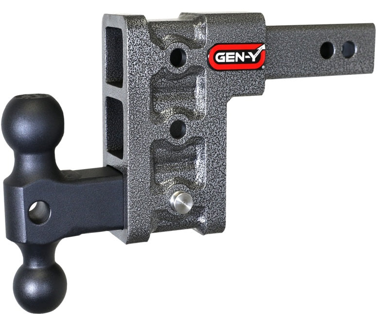 Gen-Y Mega Duty 2in Shank 5in Drop 1.5K TW 10K Hitch w/GH-031 Dual-Ball GEN-Y Hitch Hitch Receivers  AXOPROS