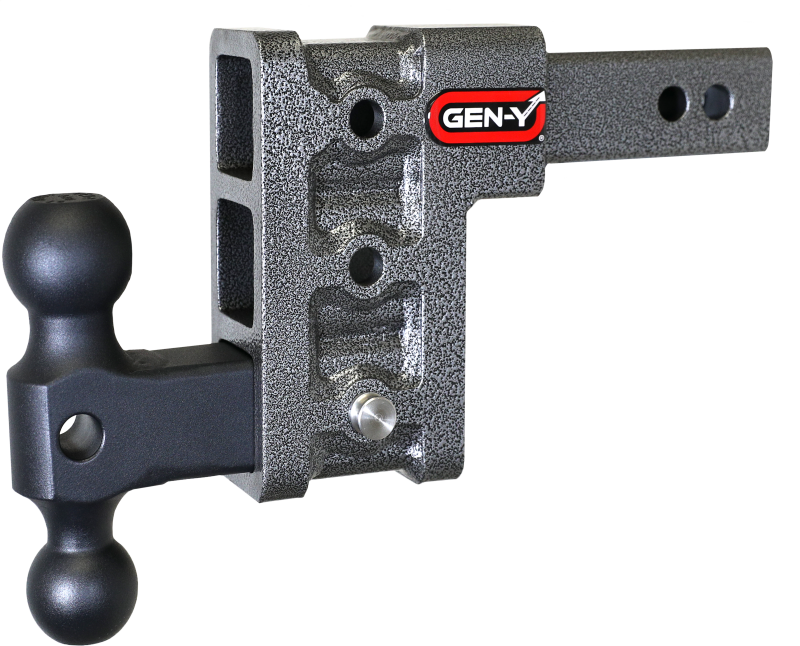 Gen-Y Mega Duty 2in Shank 5in Drop 1.5K TW 10K Hitch w/GH-031 Dual-Ball GEN-Y Hitch Hitch Receivers  AXOPROS