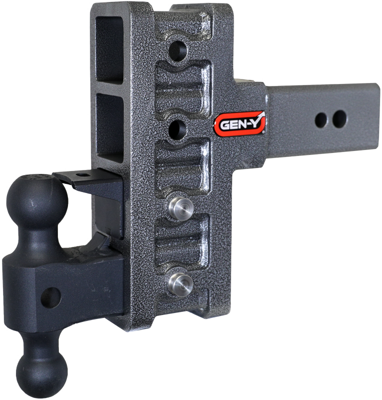 Gen-Y Mega Duty 3in Shank 6in Offset Drop 32K Hitch w/GH-0161 Dual-Ball/GH-0162 Pintle Lock GEN-Y Hitch Hitch Receivers  AXOPROS