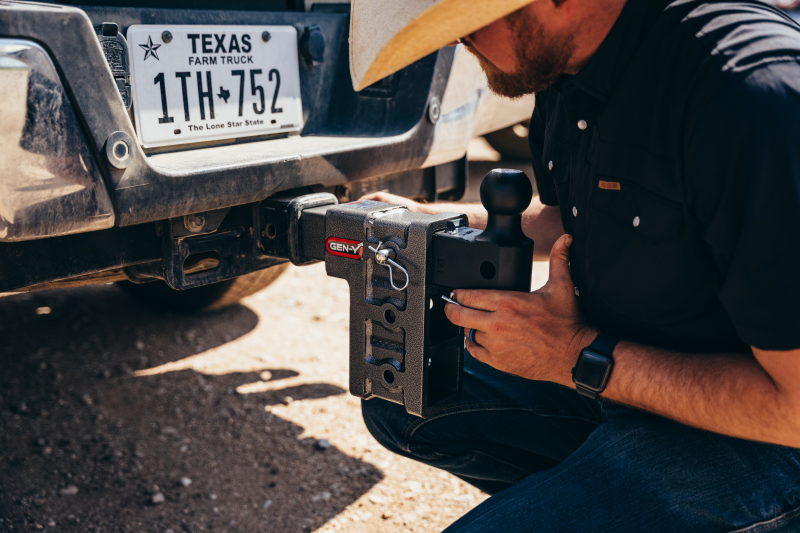 Gen-Y Mega Duty 3in Shank 6in Offset Drop 32K Hitch w/GH-0161 Dual-Ball/GH-0162 Pintle Lock GEN-Y Hitch Hitch Receivers  AXOPROS