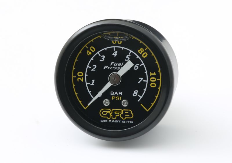GFB Fuel Pressure Gauge (Suits 8050/8060) 40mm 1-1/2in 1/8MPT Thread 0-120PSI Go Fast Bits Fuel Pressure Regulators AXOPROS
