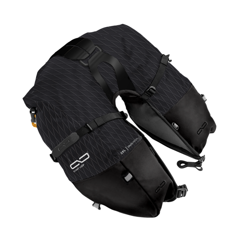 Giant Loop Coyote Saddlebag 39L - Black Giant Loop Bags - Saddlebags AXOPROS