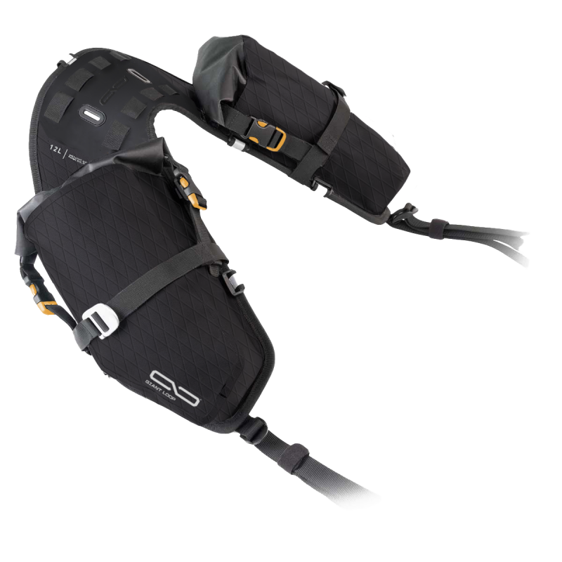 Giant Loop MoJavi Saddlebag 12L - Black Giant Loop Bags - Saddlebags AXOPROS