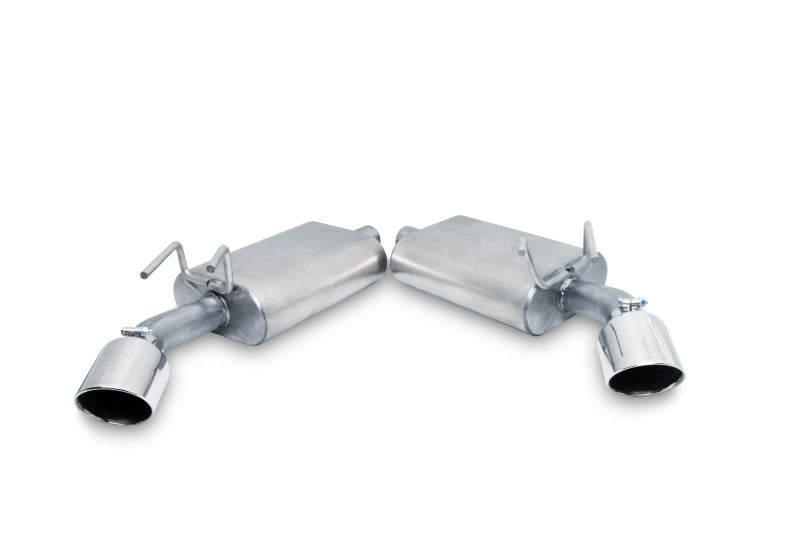 Gibson 10-15 Chevrolet Camaro LS 3.6L 2.25in Axle-Back Dual Exhaust - Aluminized Gibson Axle Back AXOPROS