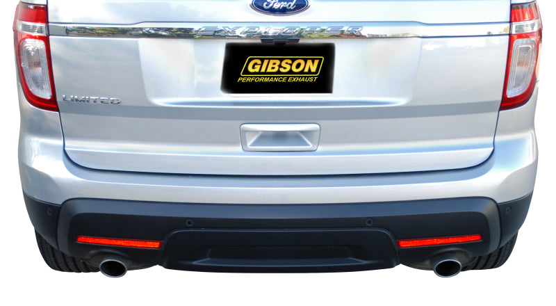Gibson 11-18 Ford Explorer Base 3.5L 2.25in Axle-Back Dual Exhaust - Stainless Gibson Axle Back AXOPROS