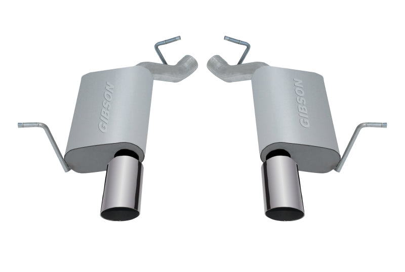 Gibson 11-18 Dodge Durango R/T 5.7L 2.25in Axle-Back Dual Exhaust - Stainless Gibson Axle Back AXOPROS