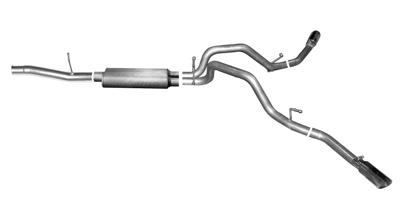 Gibson 14-19 Cadillac Escalade Base 6.2L 3.5in/2.25in Cat-Back Dual Extreme Exhaust - Aluminized Gibson Catback AXOPROS