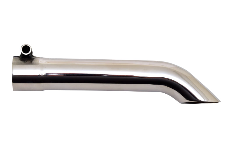 Gibson Turn Down Slash-Cut Tip - 1.5in OD/1.5in Inlet/8in Length - Stainless Gibson Tips AXOPROS